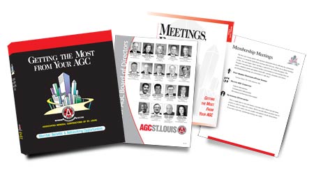 Associated General Contractors of St. Louis membership binder