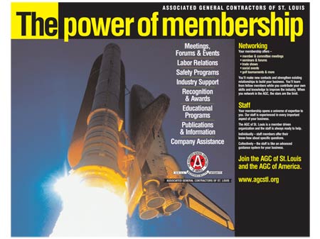 Associated General Contractors of St. Louis tradeshow booth