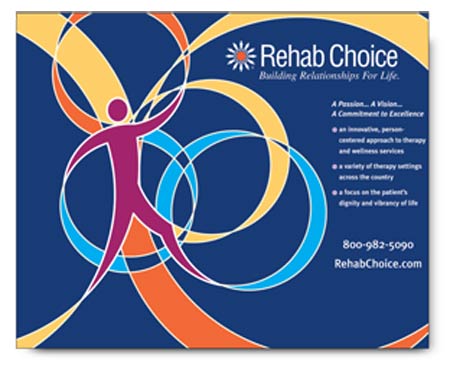 Rehab Choice trade show booth